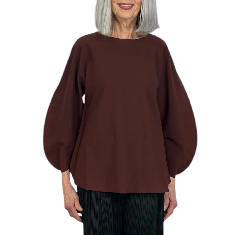 women's tops with cold-shoulder cutsA-POC FRIENDS CURVED SLEEVE TOP