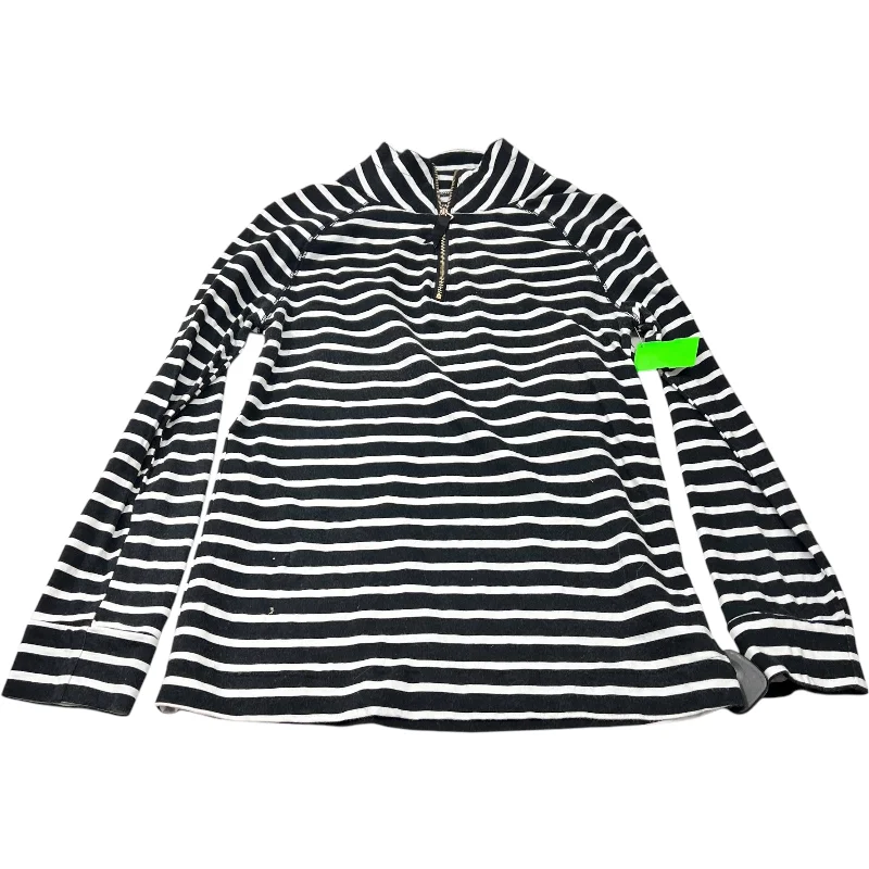 women's tops for those who appreciate subtle and muted tonesTop Long Sleeve By Mudpie In Striped Pattern, Size: S