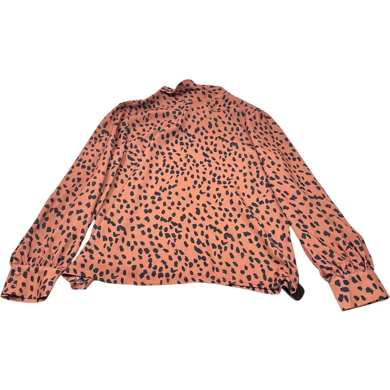 women's tops for those who want to invest in timeless piecesTop Long Sleeve By Clothes Mentor In Animal Print, Size: M