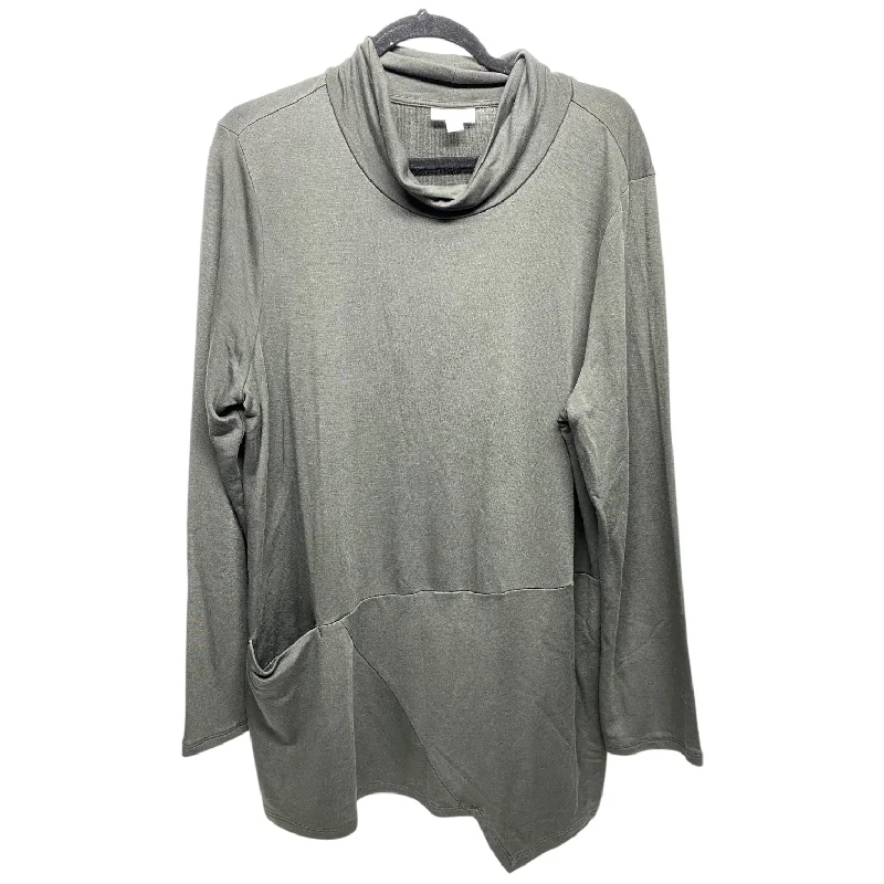 women's tops for those who want to stay warm and stylish during colder weatherTop Long Sleeve By Pure Jill In Green, Size: L