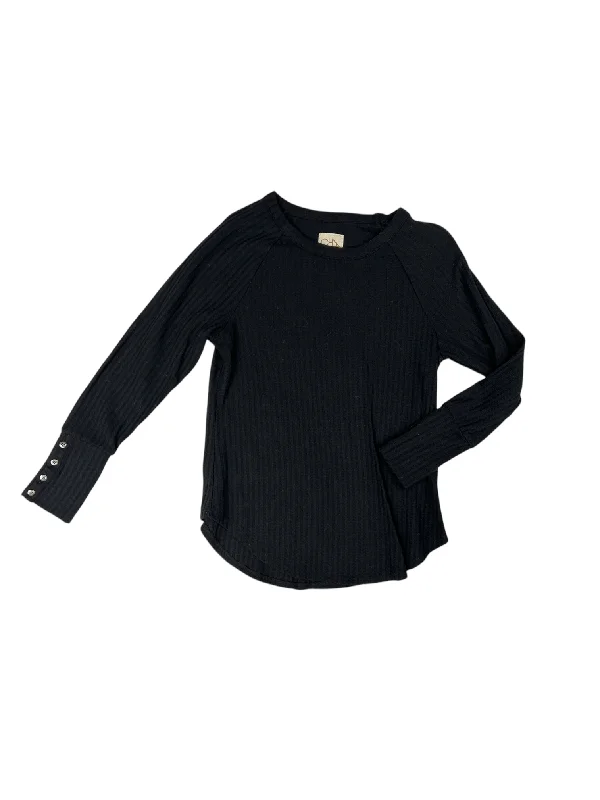 women's tops for fashion-forward individualsTop Long Sleeve By Chaser In Black, Size: M