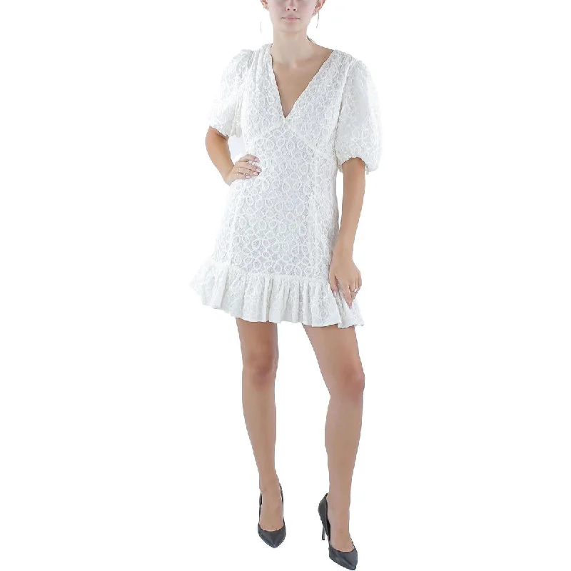 Wedding DressWalter Baker Womens Lace Party Mini Dress