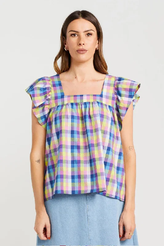 women's tops for those who refuse to compromise on styleThing Thing - Tiggy Top, Summer Picnic