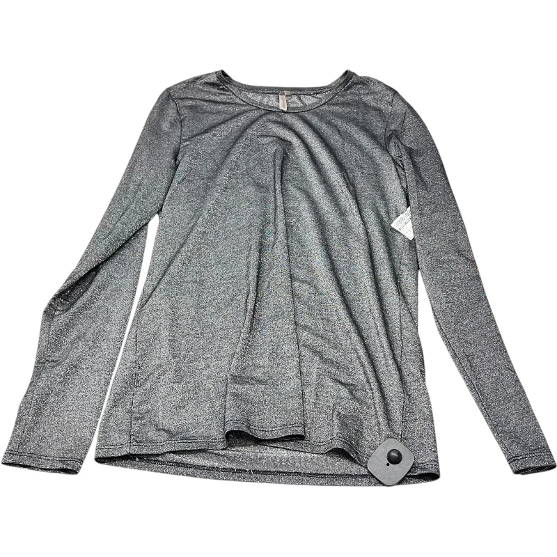 women's tops for everyday eleganceTop Long Sleeve By Banana Republic In Silver, Size: S