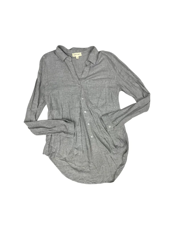 women's tops for creating capsule wardrobesTop Long Sleeve By Cloth & Stone In Grey, Size: M