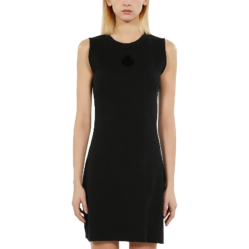 women's flutter-sleeved dressesThe Kooples Womens Above Knee Ribbed Mini Dress