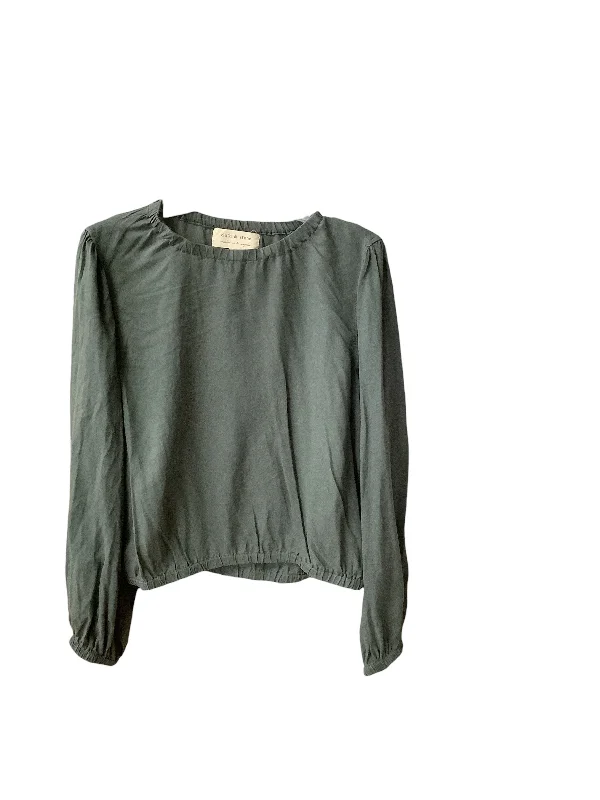 camisoles for womenTop Long Sleeve By Cloth & Stone In Green, Size: M