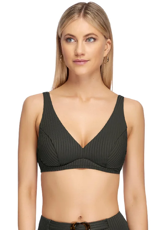 Triangle Female SwimwearAmbrosia D/DD Underwire Bikini Top - Forest