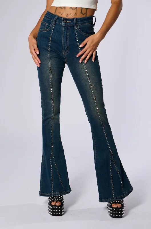 EVERYWHERE EVERYTHING FLARE DENIM PANT