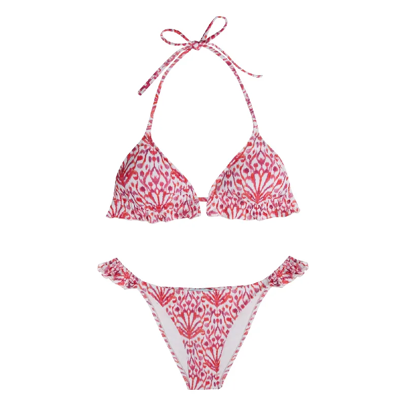 Laced-Up One-Piece FemaleWOMEN'S FROU FROU BIKINI IKAT