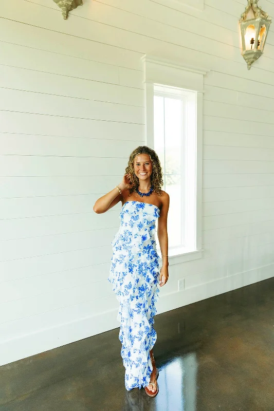 Velvet DressEndless Summer Maxi Dress - Blue