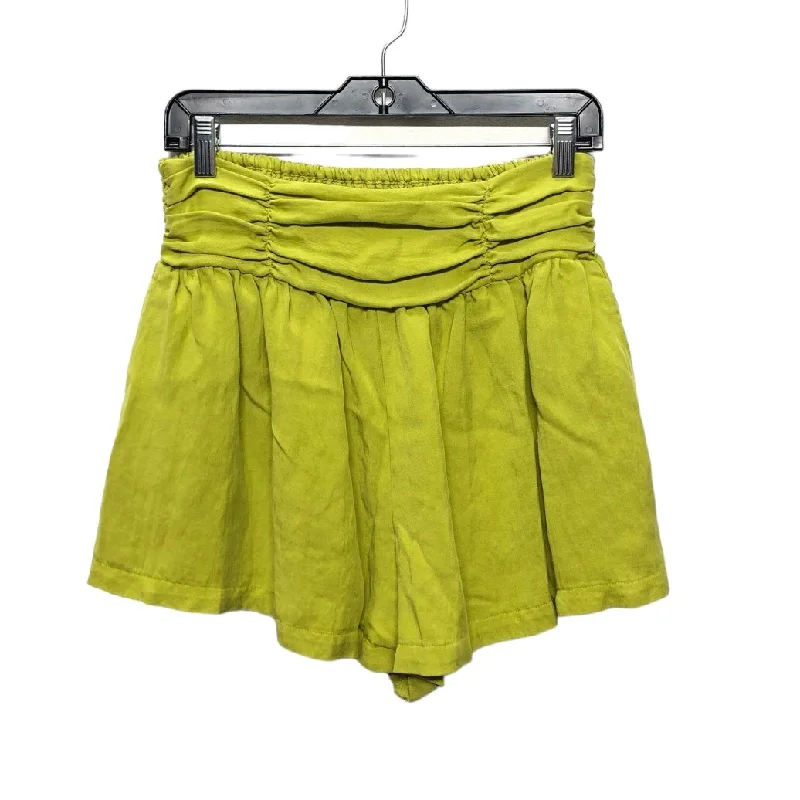 women's satin shortsShorts By Anthropologie In Green, Size: S