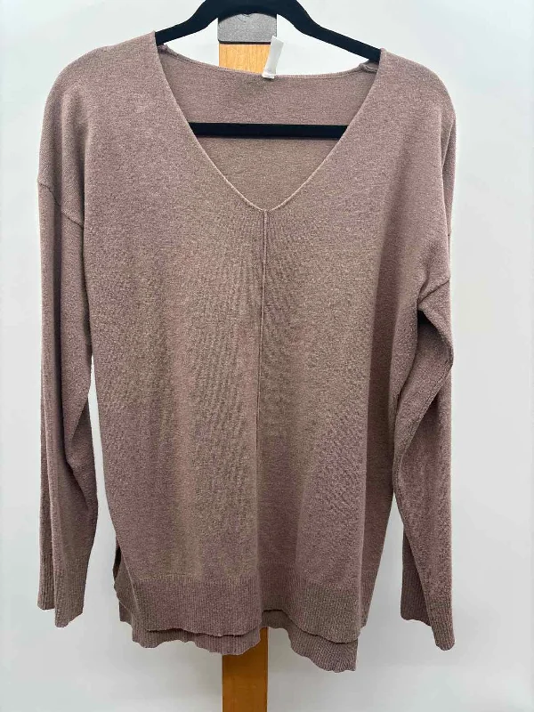 women's tops for those who want to add a touch of elegance and sophistication to their everyday wearjouica Women's Size L Brown Solid Sweater