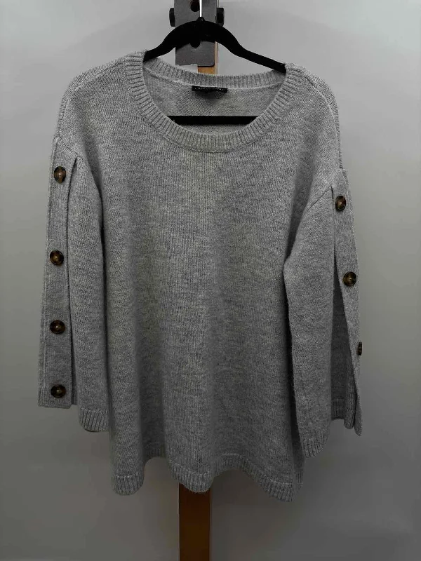 chic women's tops for everyday wearLane Bryant Women's Size 14 Gray Heathered Sweater