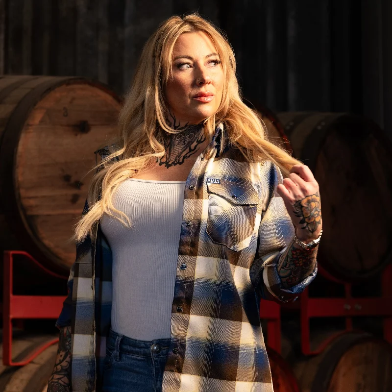 women's tops for layeringWomen's No Quarter Given Flannel