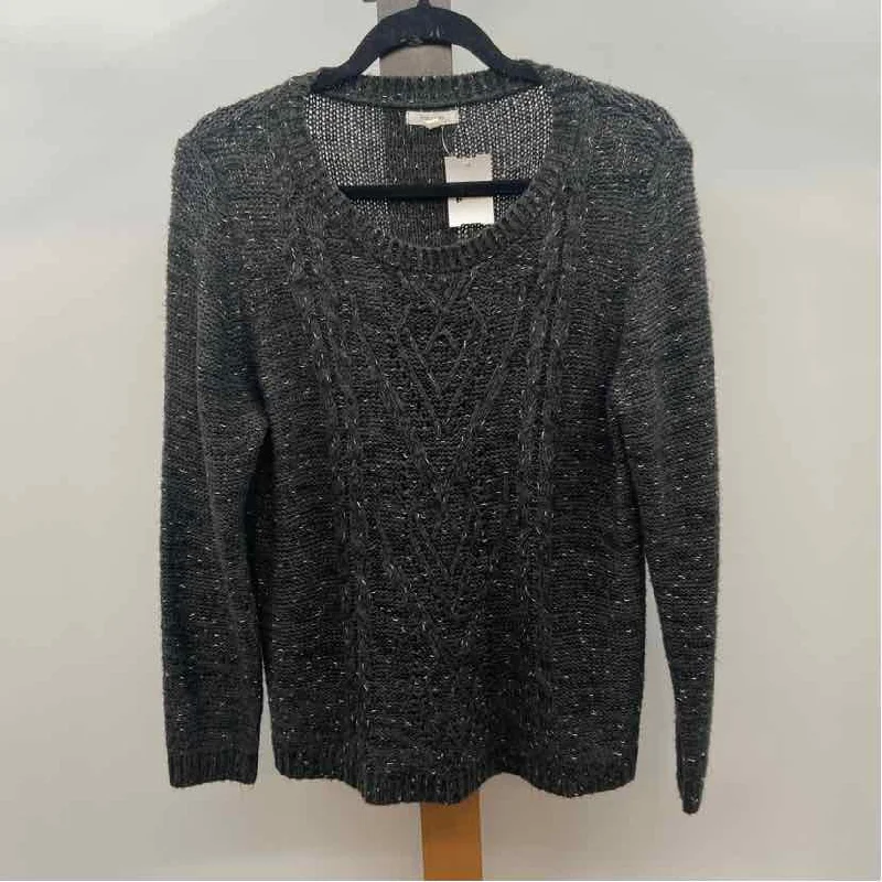 women's tops for those who want to add a touch of elegance and sophistication to their everyday wearMaurices Women's Size L Charcoal Flecked Sweater