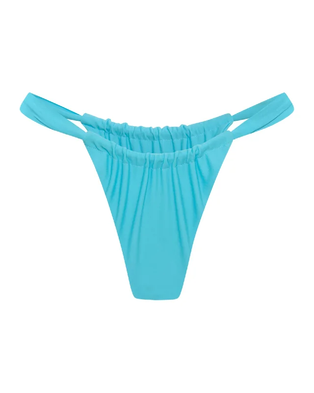 Metallic Female SwimwearRhodes Bottom Aqua