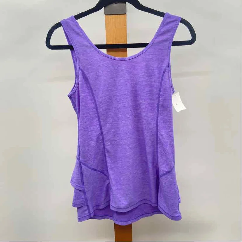 women's tops for summer festivalsLululemon Women's Size 6 Lilac Heathered Tank