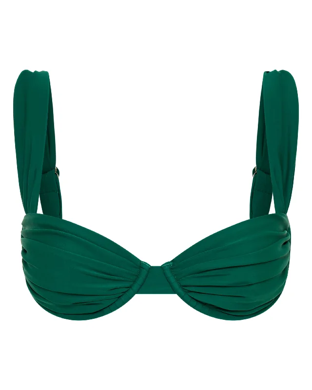 Trendy Female SwimwearRhodes Top Emerald