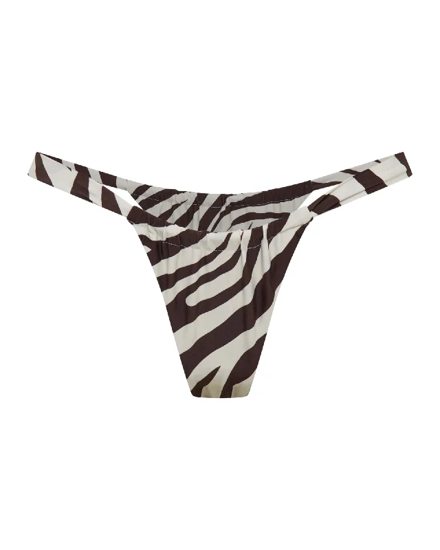 Tankini Female SwimwearRhodes Bottom Zebra Brown