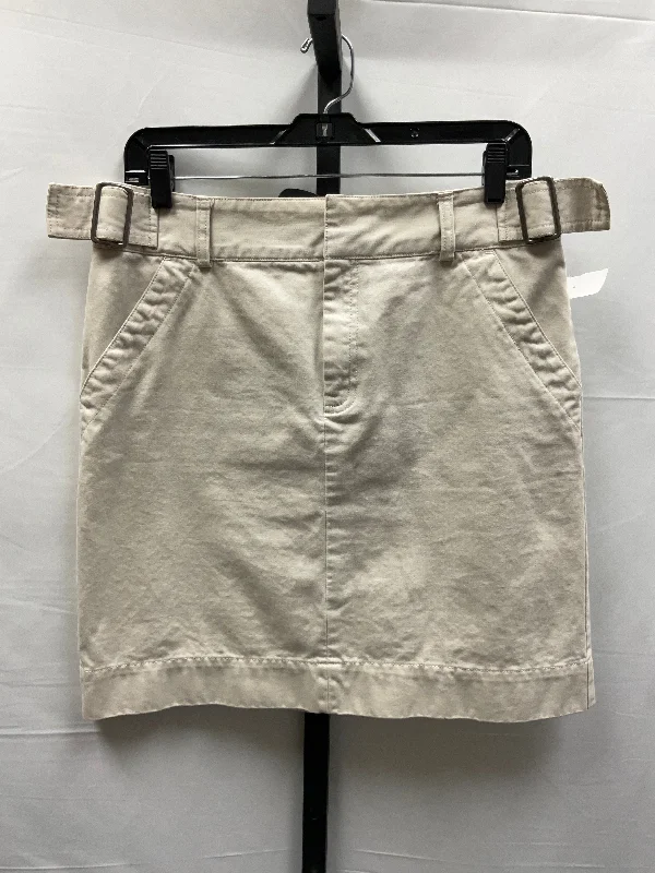 women's linen skirtsBeige Skirt Midi Gap, Size 8