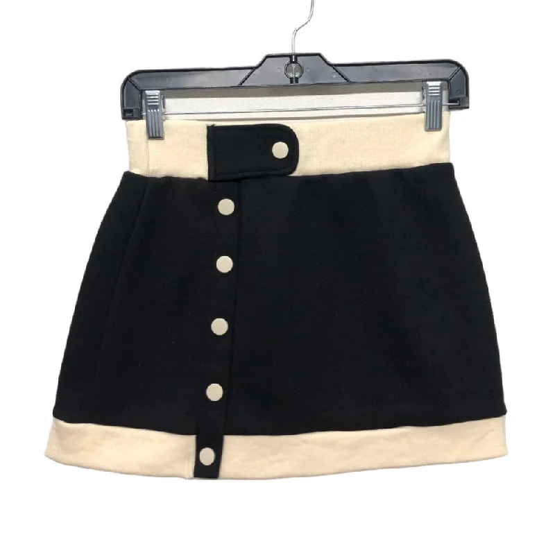 women's cotton skirtsBlack & Cream Skirt Mini & Short Fashion Nova, Size M