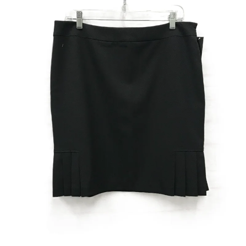 women's evening skirtsBlack Skirt Mini & Short By Tahari By Arthur Levine, Size: 12