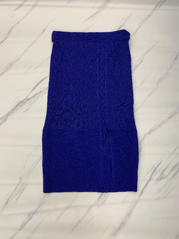 women's skater skirtsBlue Skirt Midi Rachel Roy, Size M