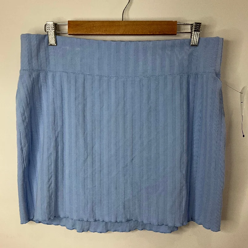 women's cool work skirtsBlue Skirt Mini & Short Aerie, Size Xl