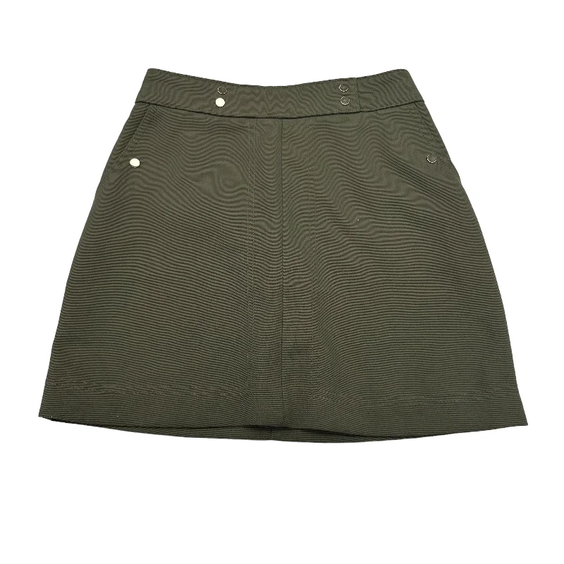 women's cocktail skirtsGREEN H&M SKIRT MINI & SHORT, Size 4