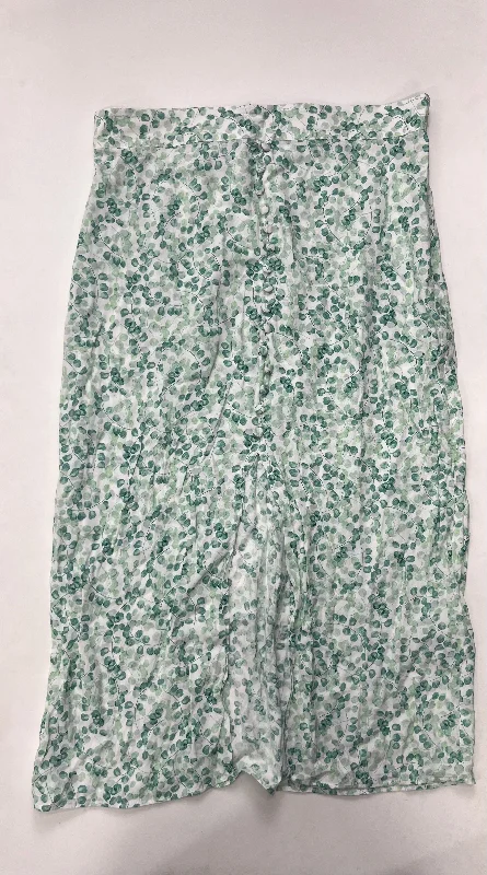 women's checked skirtsGreen Skirt Maxi H&m, Size 12