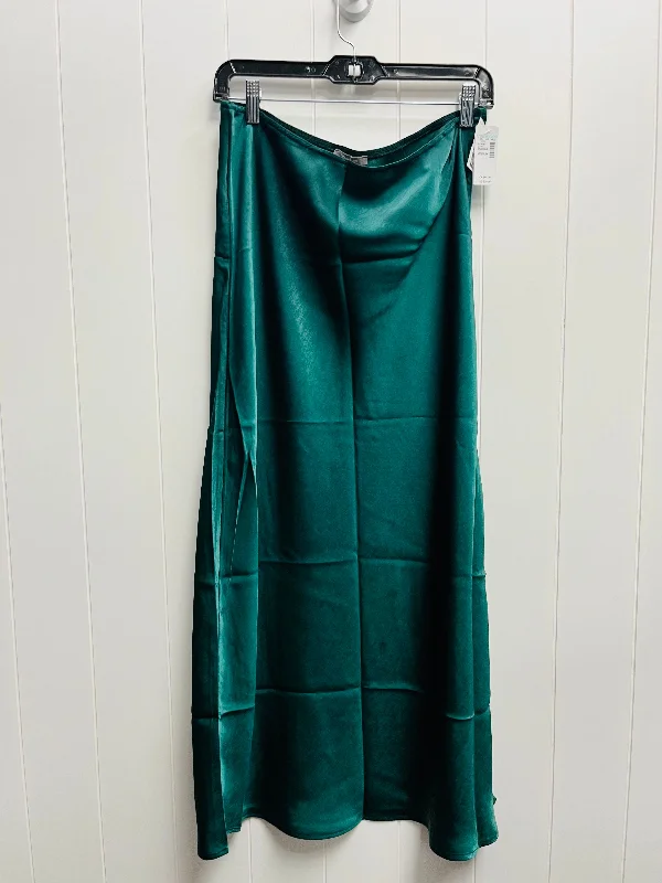 women's affordable velvet skirtsGreen Skirt Maxi Maurices, Size M