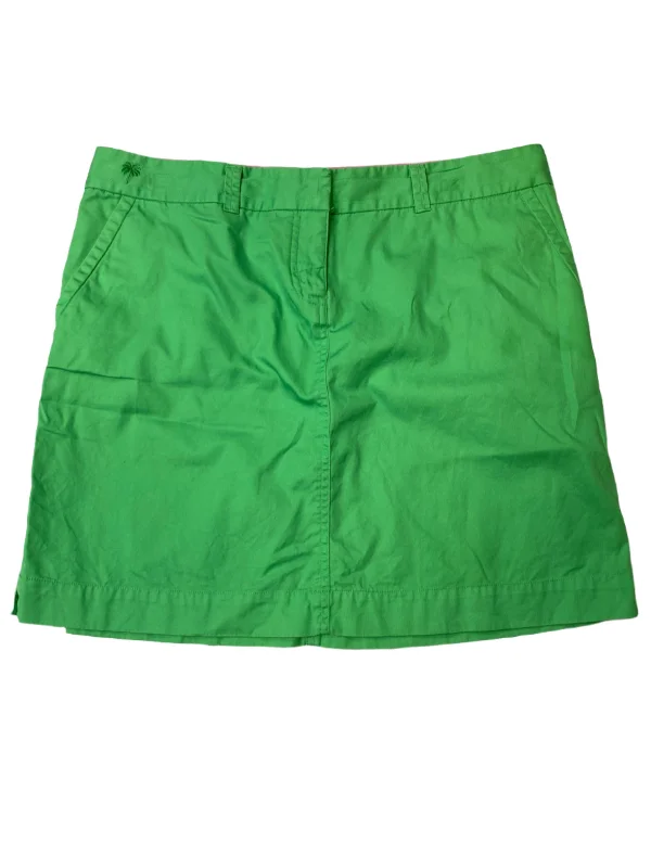 women's work skirtsGreen Skirt Mini & Short Lilly Pulitzer, Size 12