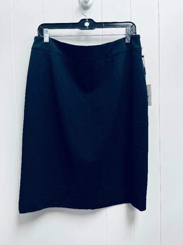 women's vintage leather skirtsNavy Skirt Mini & Short Calvin Klein, Size 16