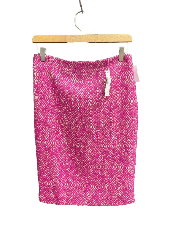 women's adventure-ready evening skirtsPink Skirt Midi J. Crew, Size 0