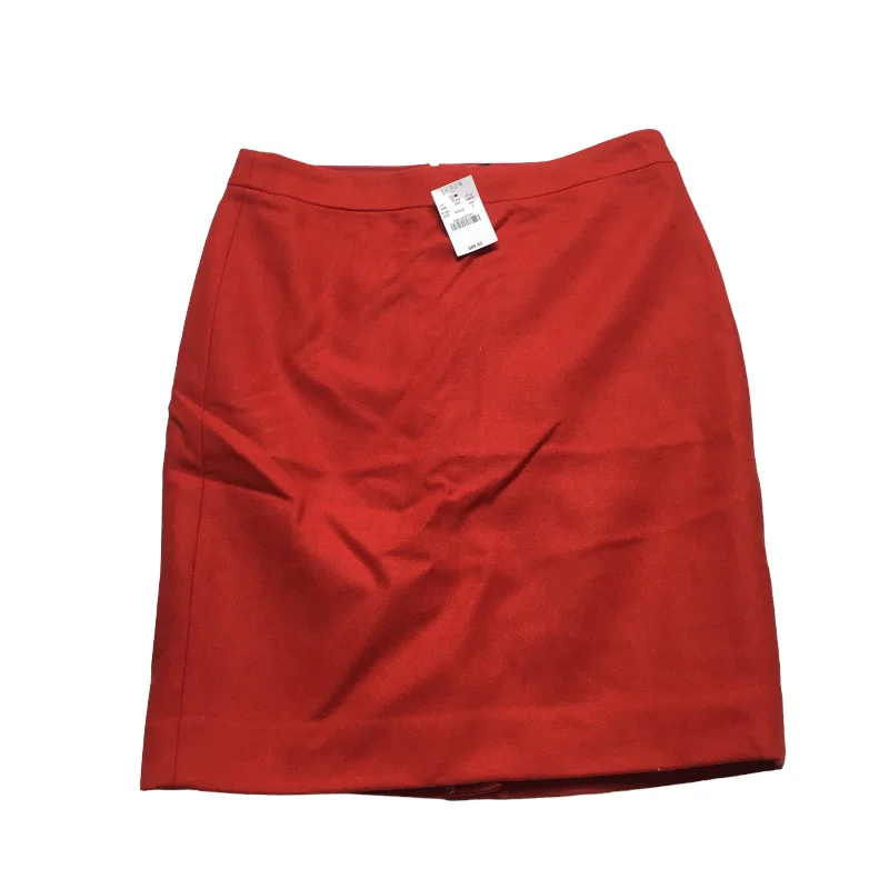 women's dressy circle skirtsRed Skirt Midi J. Crew, Size 6