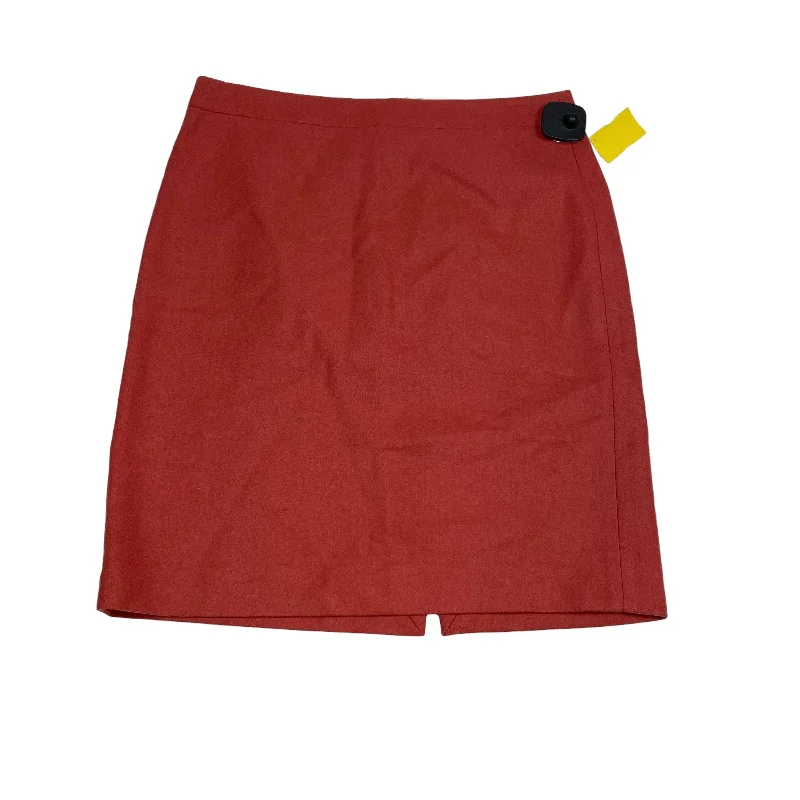 women's figure-flattering business skirtsRed Skirt Mini & Short J. Crew, Size M