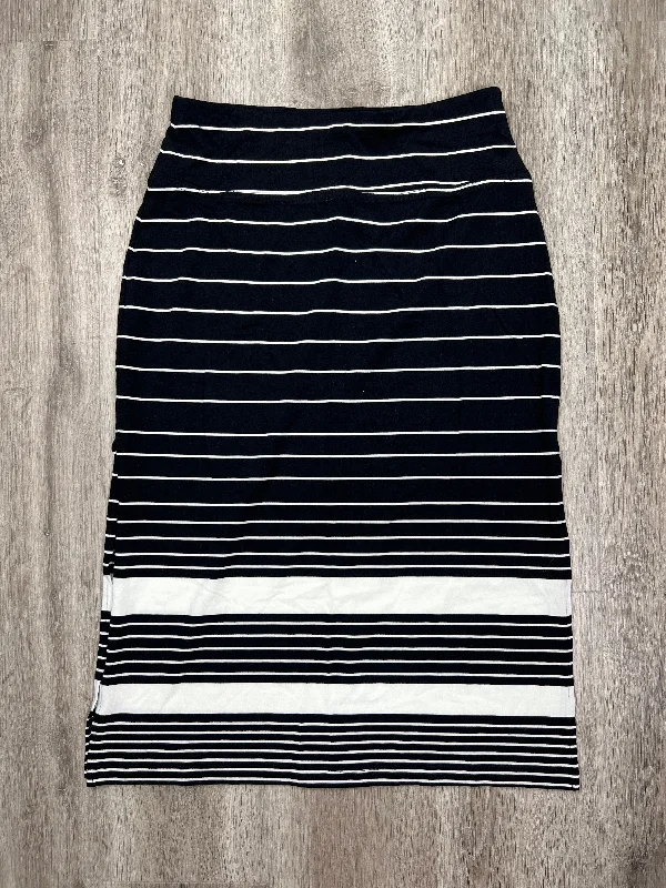 women's cool work skirtsStriped Pattern Skirt Midi Athleta, Size S