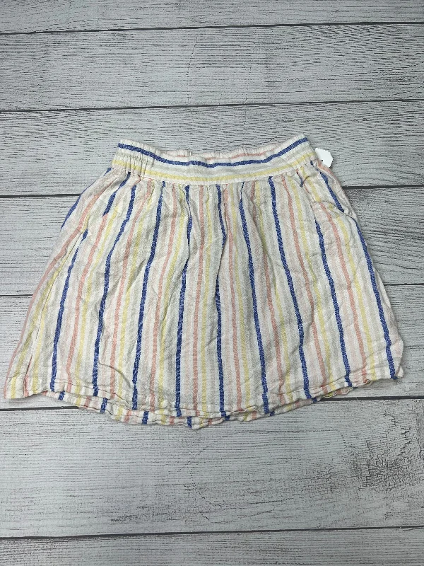 women's spring mini skirtsStriped Skirt Mini & Short Loft, Size Xs