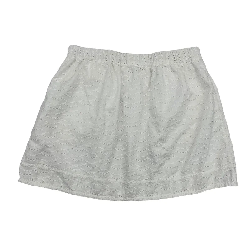 women's timeless satin skirtsWHITE J. CREW SKIRT MINI & SHORT, Size M