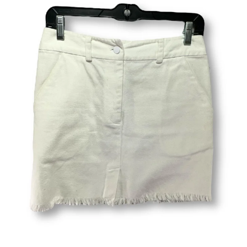 women's elastic waist skirtsWhite Skirt Mini & Short Marie oliver, Size 2