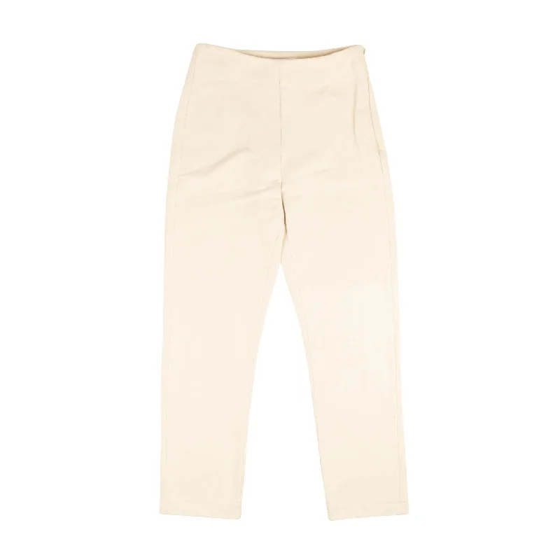 women's petite pantsA.P.C Side Zipper Cotton Sweatpants - Beige