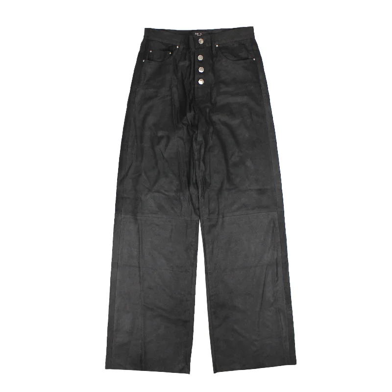 women's leather pantsAmiri Baggy Leather Pants