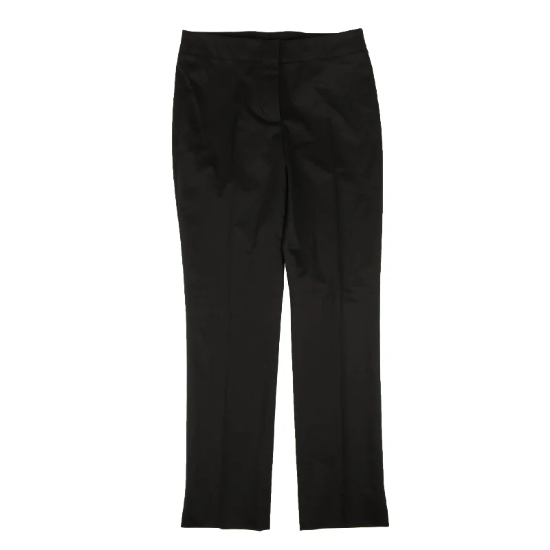 women's distressed pantsIncotex Flat Front Dress Pants - Black