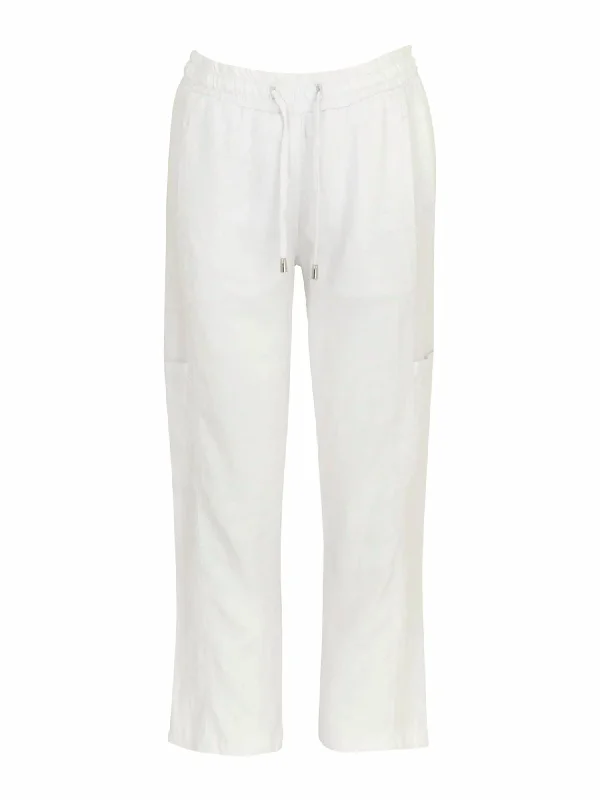 women's dress pantsLinen Pant In White