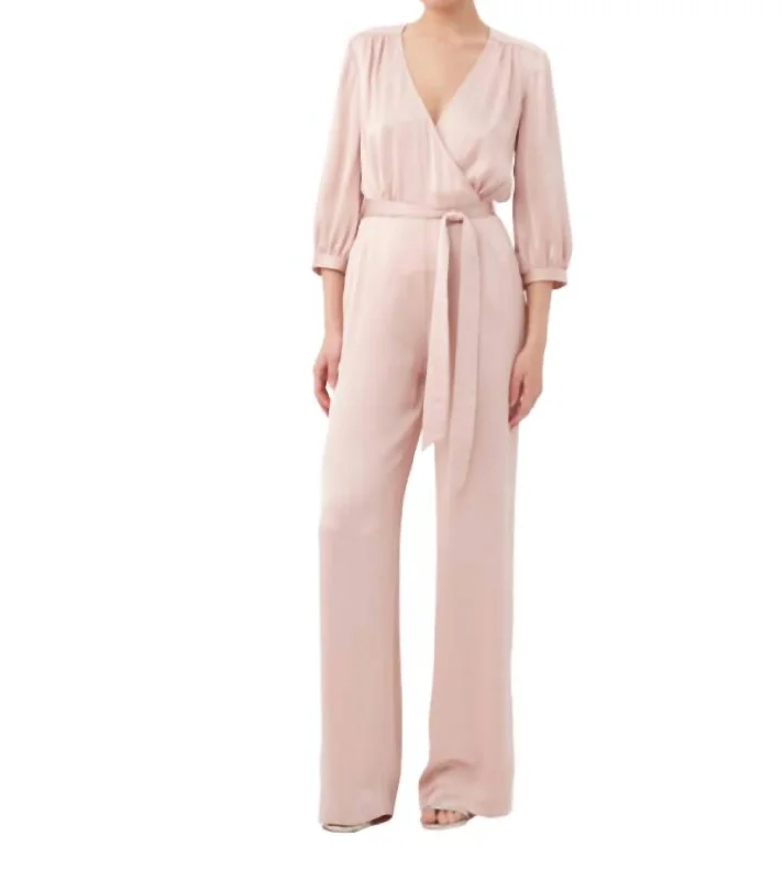 women's low-rise pantsMineral Jumpsuit In Flawless Beige