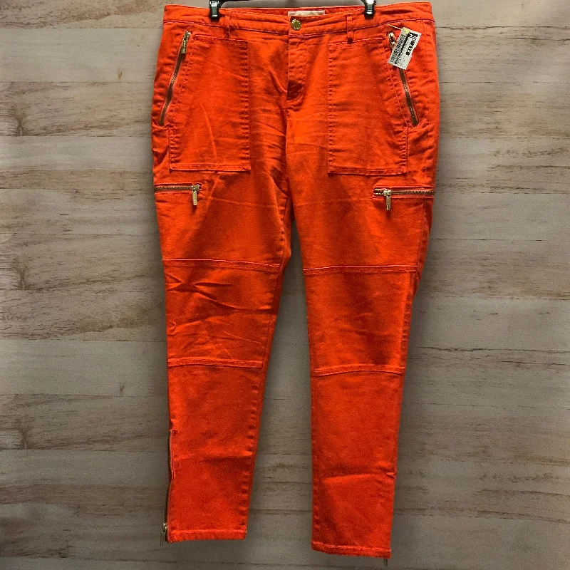 women's elastic waist pantsPants Chinos & Khakis By Michael Kors In Orange, Size: 14