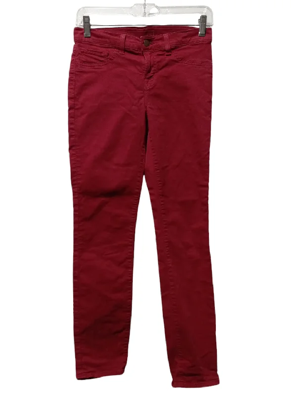 women's silk pantsPants Other By Lucky Brand In Red, Size: 4