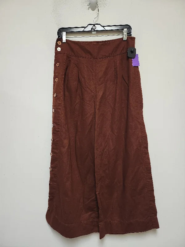 women's everyday pantsPants Wide Leg By Anthropologie In Brown, Size: 6