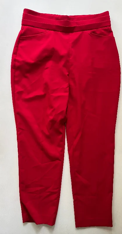 women's capri pantsPants Work/dress By New York And Co In Red, Size: 12